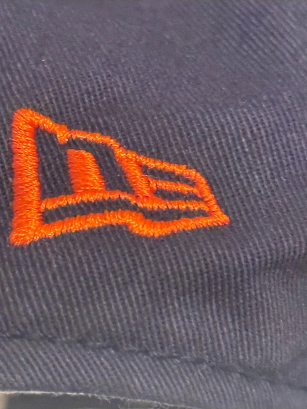 Kids Orange, Navy & Cream Baseball Hat